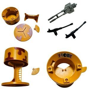 1987 Remco US Forces Defenders Of Peace Sky Fortress - Desert Camouflage